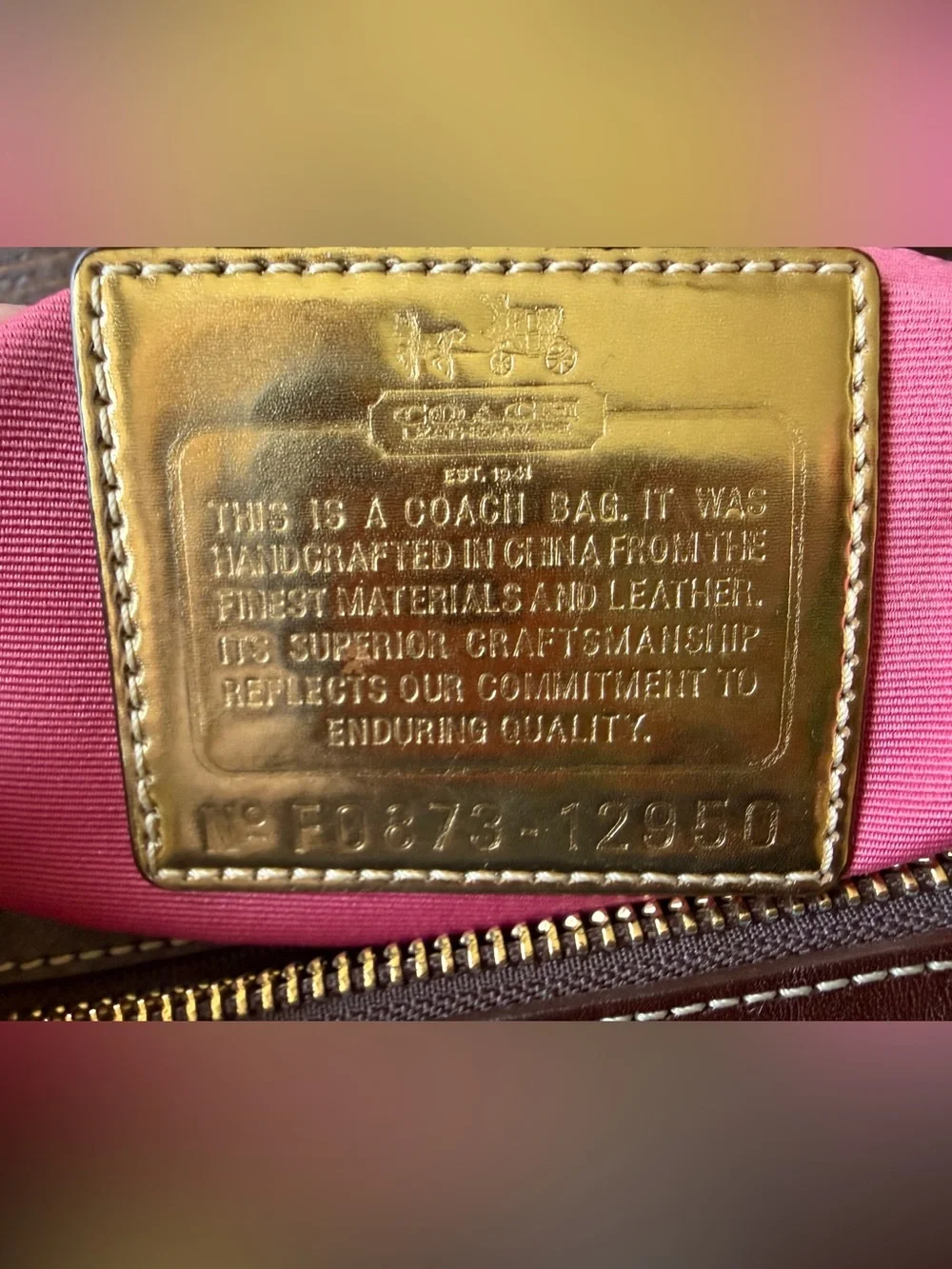 Coach Madison Op Art small hobo shoulder bag